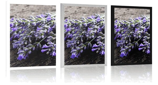 Poszter levandula csokor