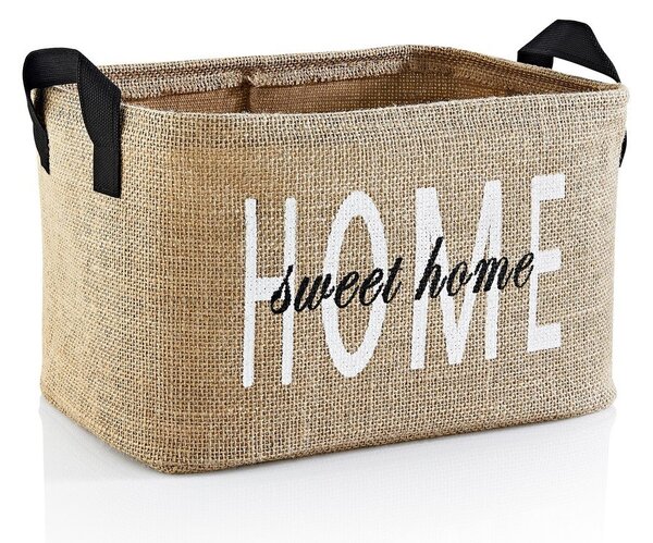 Juta tárolókosár 30x22x30 cm – Mioli Decor