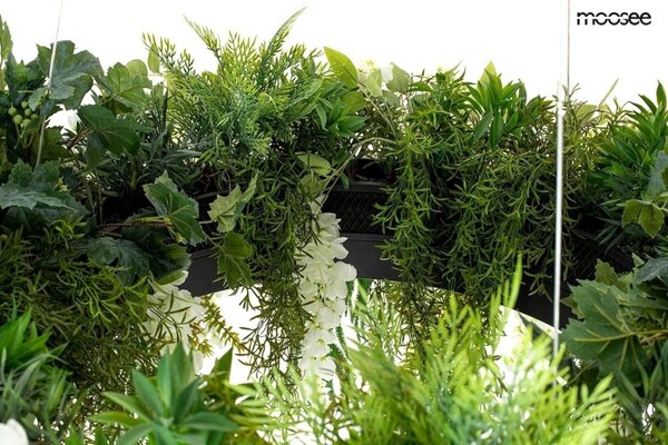 Moosee Gardens Wisteria 70 LED Függőlámpa Művirág Fehér-Zöld