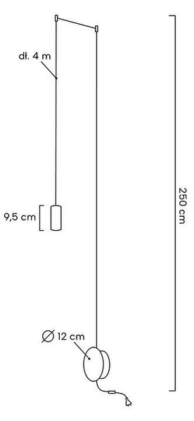 King Home Flusso Wall LED Fali Lámpa Szatén Üveg Fekete Minimál