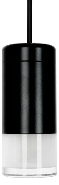 King Home Flusso Wall LED Fali Lámpa Szatén Üveg Fekete Minimál