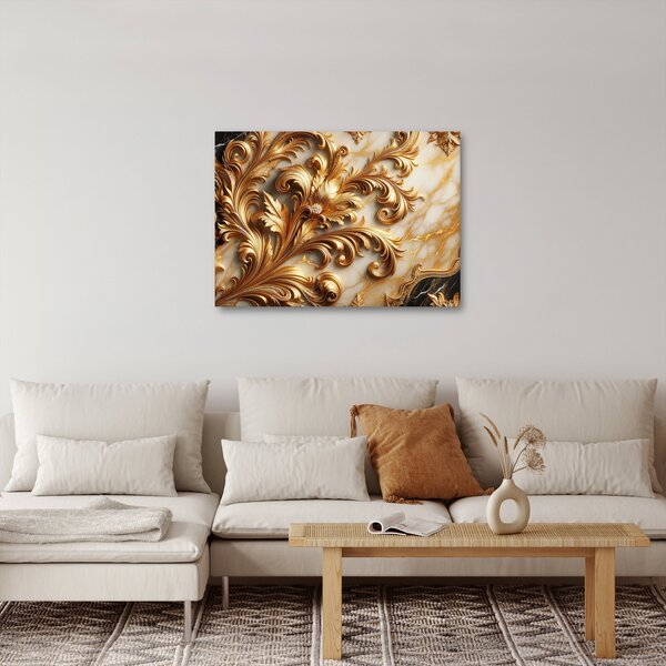 Kép - Márvány arannyal (70x50 cm)