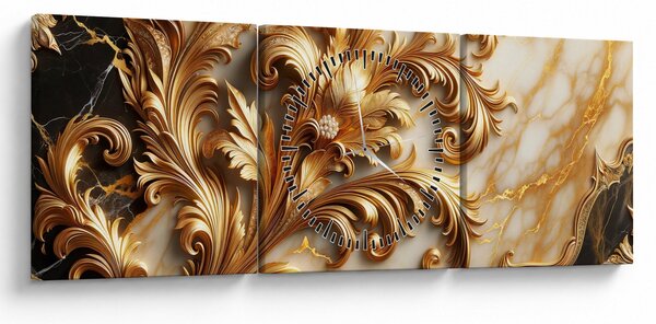 Kép - Márvány arannyal (órával) (90x30 cm)