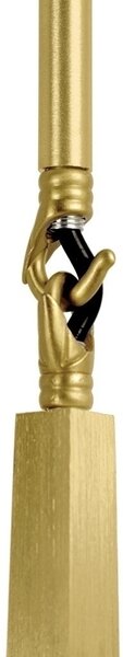 King Home Candelabr 6 Függőlámpa Arany Alumínium Üveg