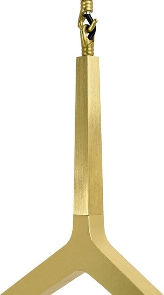 King Home Candelabr 6 Függőlámpa Arany Alumínium Üveg