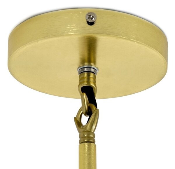 King Home Candelabr 6 Függőlámpa Arany Alumínium Üveg