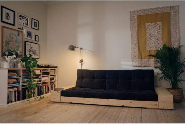 Szürke kinyitható kanapé 244 cm Base – Karup Design