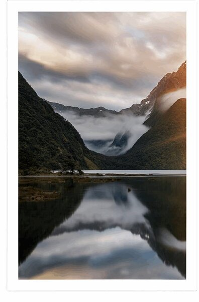 Poszter Milford Sound napkelténél