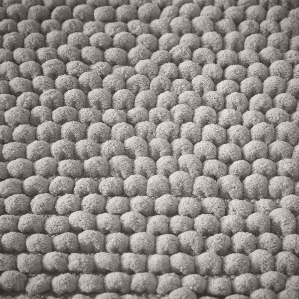 Szürke fürdőszobai kilépő 50x120 cm Aspen Bobble – Bianca