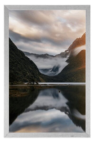 Poszter Milford Sound napkelténél