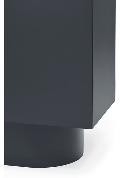 Antracitszürke komód 200x77,5 cm Totem – Teulat
