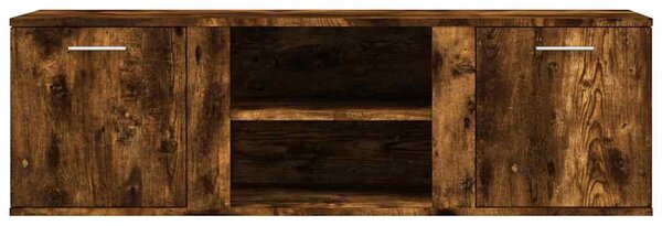 Füstös tölgy színű szerelt fa TV-szekrény 120x34x37 cm