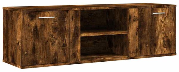 Füstös tölgy színű szerelt fa TV-szekrény 120x34x37 cm