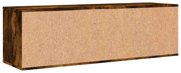 Füstös tölgy színű szerelt fa TV-szekrény 120x34x37 cm