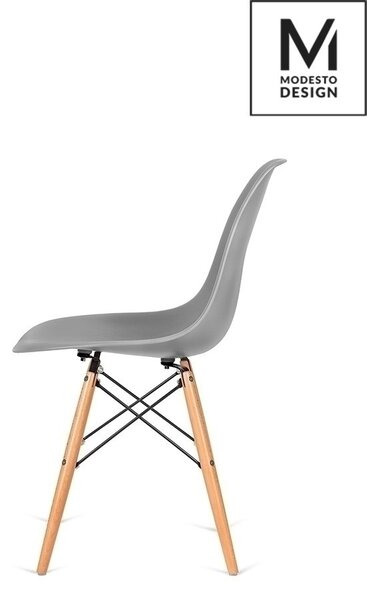 Modesto Design DSW Műanyag Szék Szürke Bükkfa