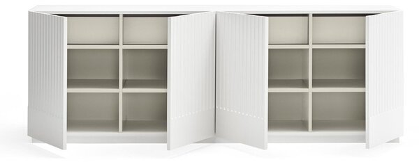 Doric fehér tálalószekrény, szélesség 200 cm - Teulat