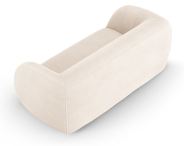 Krémszínű buklé kanapé 210 cm Essen – Cosmopolitan Design