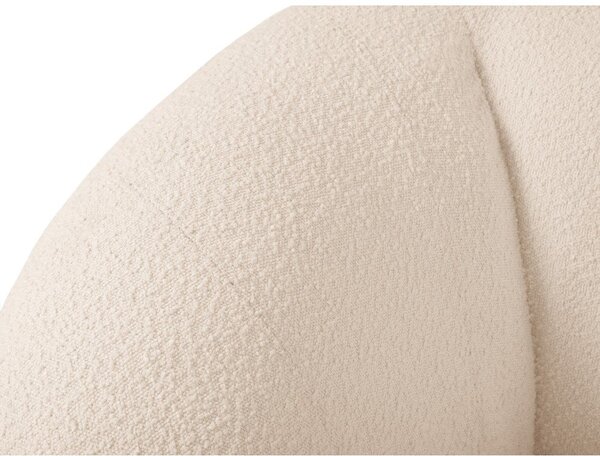 Krémszínű buklé kanapé 210 cm Essen – Cosmopolitan Design