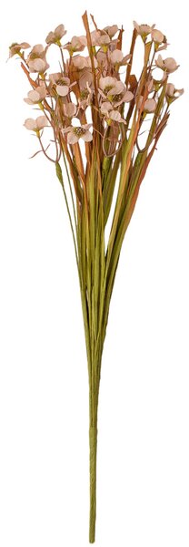 Nefelejcs selyemvirág csokor, 55cm magas - Bézs