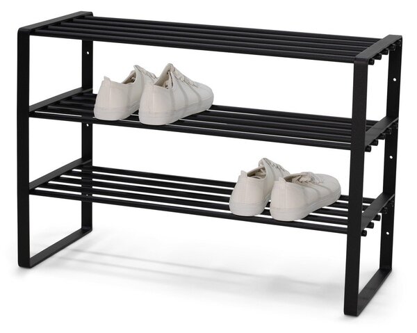 Fekete fém cipőtartó 70x48,5x29 cm Rex – Spinder Design