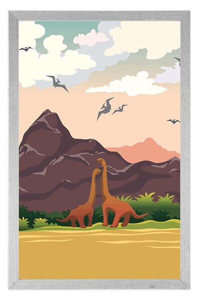 Poszter a dinoszauruszok földje