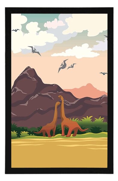 Poszter a dinoszauruszok földje