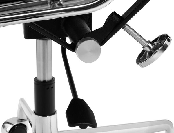 King Home Aeron Prestige Plus Irodai Szék Valódi Bőr Fekete Króm