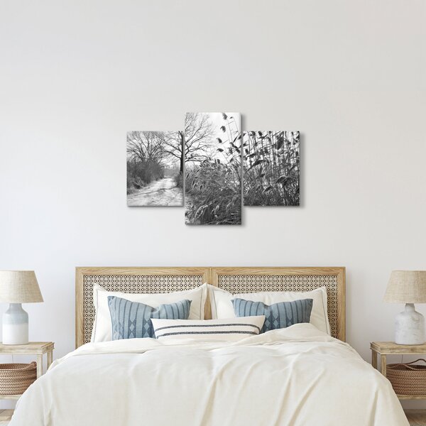 Kép - Mezők télen (90x60 cm)