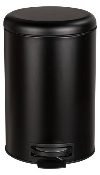 Leman Easy Close fekete szemetes, 20 l - Wenko