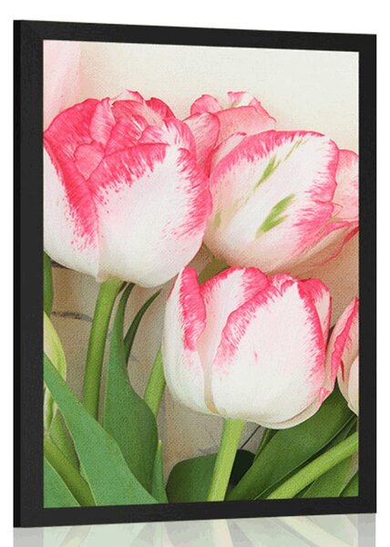 Poszter tavaszi tulipánok