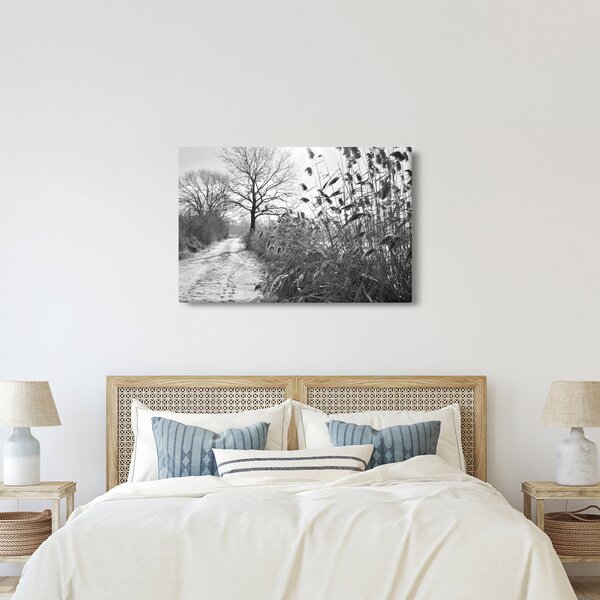Kép - Mezők télen (90x60 cm)