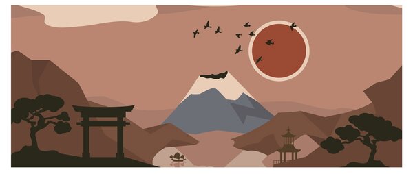 Kép - Japán N⁰1 (120x50 cm)