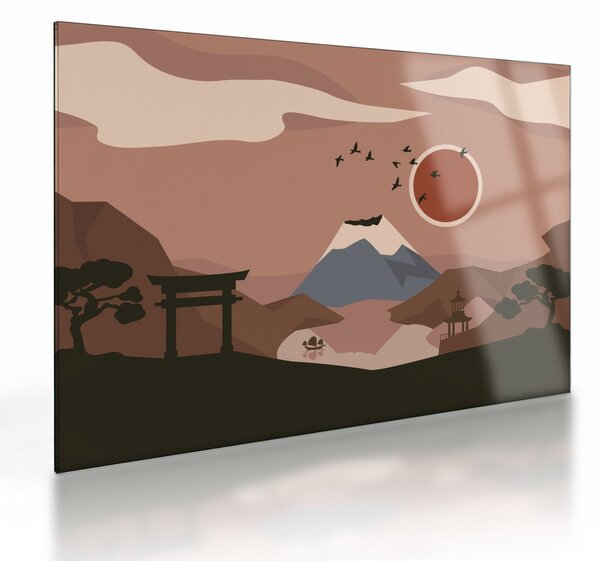 Üveg kép - Japán N⁰1 (70x50 cm)