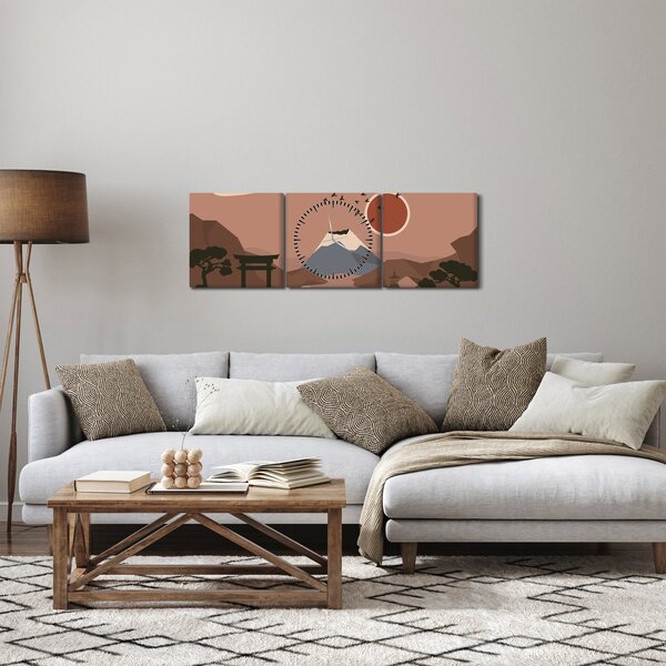 Kép - Japán N⁰1 (órával) (90x30 cm)