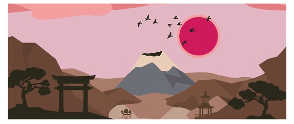 Kép - Japán N⁰2 (120x50 cm)