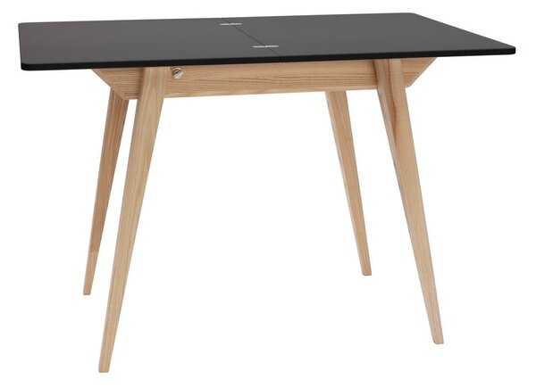 Bővíthető étkezőasztal fekete asztallappal 65x90 cm Envelope – Ragaba