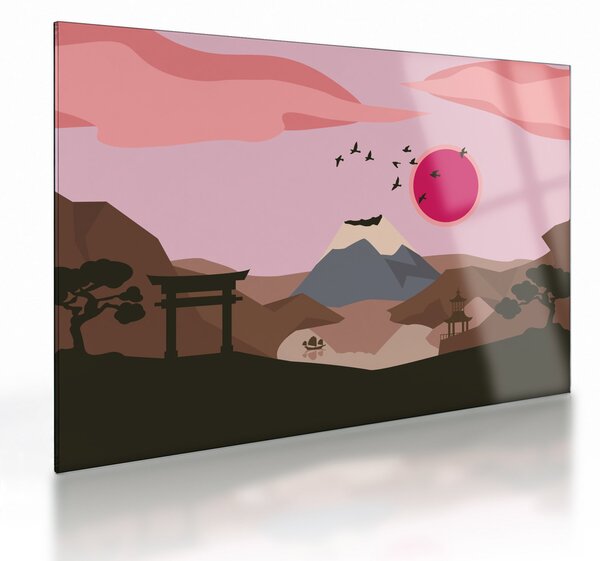 Üveg kép - Japán N⁰2 (70x50 cm)