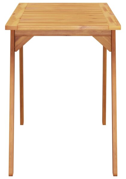 Tömör akácfa kerti étkezőasztal 110 x 56 x 75 cm