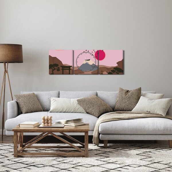 Kép - Japán N⁰2 (órával) (90x30 cm)