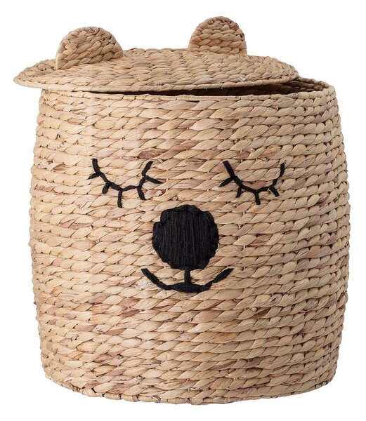 Vízijácint játéktároló kosár fedéllel, ⌀ 42 cm - Bloomingville Mini