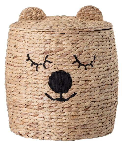 Vízijácint játéktároló kosár fedéllel, ⌀ 42 cm - Bloomingville Mini