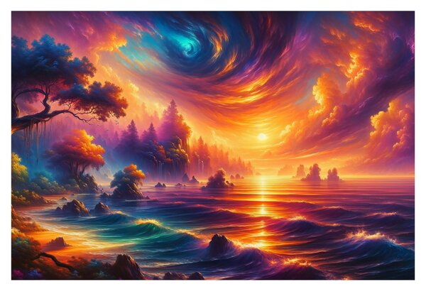 Kép - Varázslatos világ (90x60 cm)