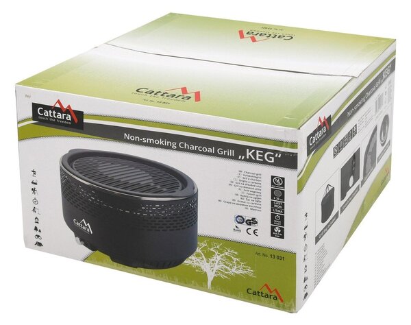 Keg faszenes asztali grillsütő, ø 30 cm - Cattara
