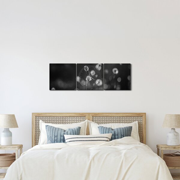 Kép - Pamutfű a réten (órával) (90x30 cm)