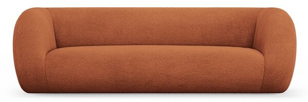 Narancssárga buklé kanapé 230 cm Essen – Cosmopolitan Design