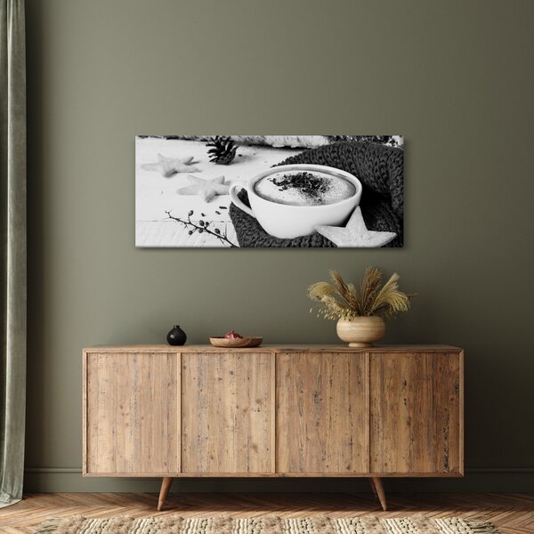 Kép - Téli cappuccino (120x50 cm)