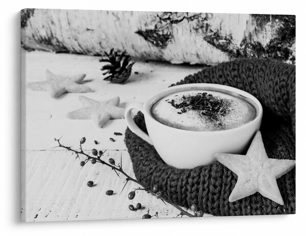 Kép - Téli cappuccino (70x50 cm)