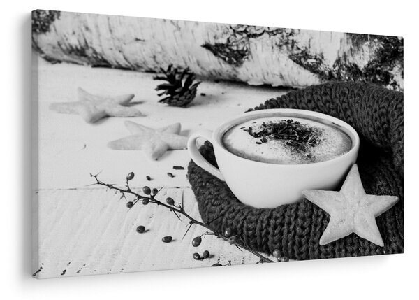 Kép - Téli cappuccino (90x60 cm)