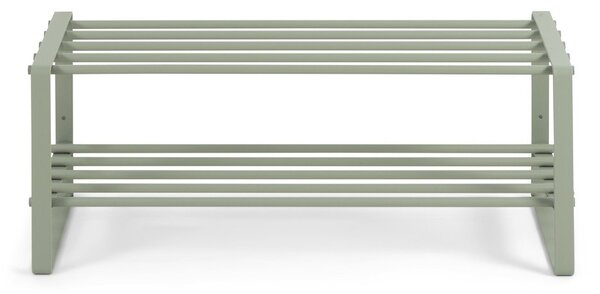 Szürkészöld fém cipőtartó 70x29x27 cm Rex – Spinder Design