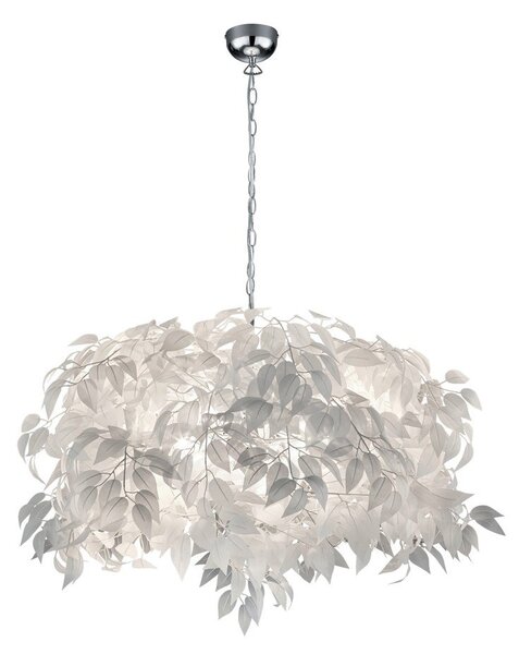 Pendant Leavy fehér, tollas függőlámpa, magasság 150 cm - Reality